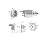 Interruptor magnético, motor de arranque MEAT & DORIA 46223