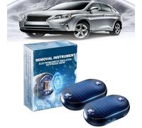 Electromagnetic Snow Removal, Anti-freeze Electromagnetic Car Snow Removal Device,Upgrade Solar Drive, Portable Kinetic Molecular Heater, Cordless Anti-Freeze Car Snow Removal Device (2 Pcs)