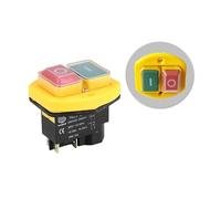 Electromagnetic Switch 4/5 Pin 110V 220V ON-OFF Momentary Reset Push Button With Cover IP55 YCZ3-C Replace KJD17 HMCOCOOFM(YCZ3-B,5 PINS_220V)