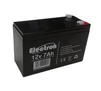 Electron - Batería de plomo recargable 12 V 7 Ah 20 h para alarmas antirrobo, UPS, lámparas de emergencia, juguetes, Peg Perego, 7,2 Ah 7,5 Ah