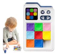 Electronic Block Slide Puzzle, Thinking Training Game, 5.71x3.74in 1000 niveles, Brain Teaser Puzzle for Boys, Girls, Educational, Fun, and Enhances Critical Thinking
