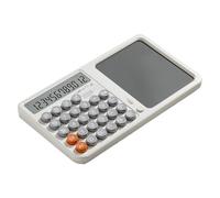 Electronic Calculator Notepad, Handwriting LCD Memo Pad, Large Display, Eye Protection Screen, Black Color, Portable Lightweight Design for Students, Office, School, Home Use