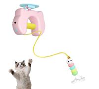 Electronic Cat Toys - ABS Plush 9x8x3cm | Interactive Electric Pet Game | Rechargeable Smart Kitten Exercise Toy Motion Sensor Hunting Simulation For Indoor Training Enrichment Boredom Relief Play