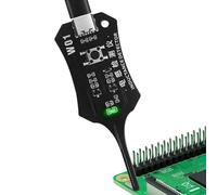 Electronic Component Tester, High Precision Inductance Detector, Battery Operated with Backlit Screen, Copper Coil Frequency Analysis Tool, Diagnostic Device with Industrial Design, Computer Bench for