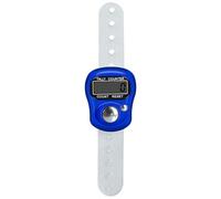 Electronic Finger Counter, Digital Display Device, 3.94x1.18 Inch Clicker with Grip, Resettable Tally Tool, LCD Tracking Accessory, Home Accessories for Lap, Knitting, Golf, Sport, Inventory, Training