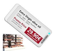 Electronic Label - Messaging Board for Remote Management | Weatherproof Inkless Module with Connectivity & Magnetic Mounting toward Outdoor, Garage, Fridge and Clothing