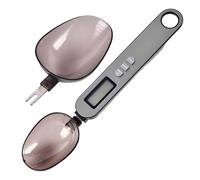 Electronic Measuring Spoon - Coin Cell Powered Precision Spoon, Digital Display, Interchangeable Heads | Flour Milk Powder Pet Food Portioning, Kitchen Baking Gadget, Accurate Measurement Tool