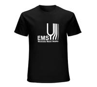 Electronic Music Studios - Camiseta de algodón para hombre, color negro, Negro , L