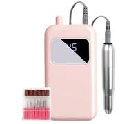 Electronic Nail File - 45-Speed Precise Stable | Manicure Pedicure Tools, Dependable Electric Nail Drill for Manicure Versatile for Beginners Mother Versatile Girlfriend Salon Practice Home Travel