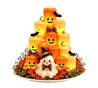 Electronic Pumpkin Candle Light - Flameless LED Lamp Cute Centerpiece