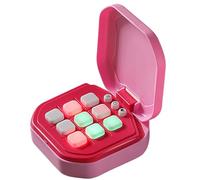 Electronic Puzzle Console Game, Handheld Brain Toy, Interactive Training Device, Educational Kids Gift, Fun Learning Entertainment for Birthday Developmental, 3.74x2.95x2.95 Inches