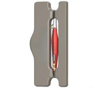 Electronic Seven Star - Juego de línea de pesca flotante con luz roja/verde, equipo líder de fluorocarbono para pesca nocturna, ganchos y plomos preatados, 1,2 m/1,5 m/1,8 m/2,1 m (rojo 1,8 metros)