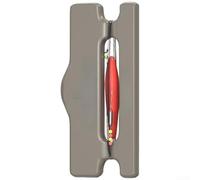 Electronic Seven Star - Juego de línea de pesca flotante con luz roja/verde, equipo líder de fluorocarbono para pesca nocturna, ganchos y plomos preatados, 1,2 m/1,5 m/1,8 m/2,1 m (rojo 1,5 metros)