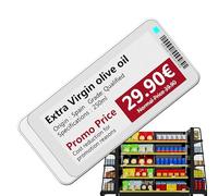 Electronic Shelf - Digital Tag | Wireless Shelf Display for Retail Stores, Supermarkets, Pharmacies, or Grocery Shelves, Easy Updates, Product Information Display, Store Organization