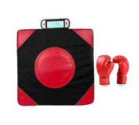 Electronic Strength Testing Punch Bag with LED Display Counter, Boxing Force Testing Machine，Strength Testing Punch Bag, 40cm Square Hanging Boxing Pad with Power Measurement(Children)