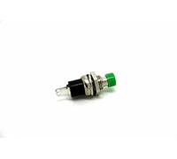 Electrónica Baile Mini Switch Pulsador Verde normalmente con contacto abierto para hacer efecto "Killswitch" en tu Guitarra Eléctrica