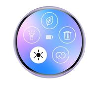 electrónica Broche digital con pantalla táctil HD para mostrar fotos