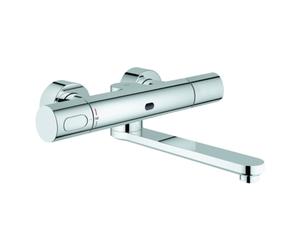 Electrónica de infrarrojos Grohe Eurosmart CE para grifería de lavabo mural, funcionamiento con pilas, con mezclador, termostato, 287 mm de proyección, 36332000
