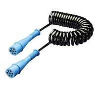 Electrónica Espiral 24 V 7 polos 1185 N-Tipo PU HELLA para u.a. FORD