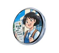 Electrónica | Hojalata, Diámetro 5.1 Cm, 600mAh | Pin Inteligente Pantalla Táctil para Reproducción Video 15S & Animación | Álbum Fotos Digital para Vestimenta Diaria, Evento, Regalo