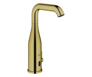 Electrónica infrarroja Grohe Essence E para lavabos, proyección 161mm, funcionamiento con batería 6V, varios programas, con mezclador, 36445GL0, Color: fresco amanecer