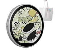 electrónica, pantalla de vídeo de pantalla táctil magnética para decoración - Broche electrónico Anime de 4,3 cm - Para enfermeras, empleados, puestos de trabajo, convenciones, reuniones