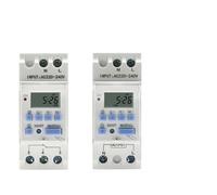 Electrónica semanal, 7 días, relé de tiempo Digital programable, temporizador, Control de interruptor AC 220V 230V 12V 24V 48V 16A, montaje en riel THC15A 1 Uds.(30A,1NO1NC 48V AC DC)