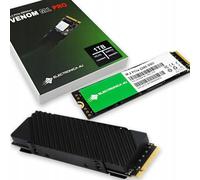 ELECTRONICA4U SSD VENOM M1 PRO 1TB M.2 NVMe PCIe Gen4, 7400/5500 MB/s, con disipador de calor