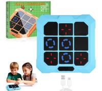 Electrónico Tic Tac Toe Bolt, Juego de Viaje Portátil 6 en 1, Juegos para Niños para Educación y Crecimiento de la Memoria, Juego Familiar PortáTil, Regalos De Cumpleaños para Todas Las Edades