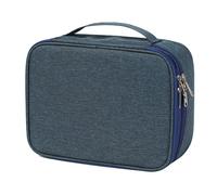 Electronics Organizer Travel Base - Bolsa de almacenamiento compacta impermeable de 3 capas para cables, cargadores, ratones, cámara, baterías | Viaje De Negocios De Bolsillo Portátil, Uso De Oficina,