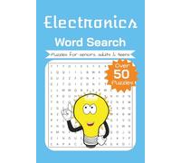 Electronics Word Search Puzzle: Word Searches with Easy to Read Print about Electronics, Technology, Devices, and More │ 6x9 inches, 110 pages │ 50+ ... │Gift for Vacations, Holidays, and Relaxation