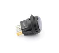 ElectronicSwitch 1PC on/off SPST Round boat blue LED rocker switchlight 12V power button switch