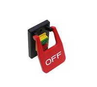 ElectronicSwitch 1Pc Table Saws Electromagnetic Pushbutton Switch Paddle Switch 4Pin 5Pin 220V-240V 16A 5E4 safety switch w emergency stop cover(5Pin)