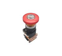 ElectronicSwitch 22mm LA38-11ZS Mushroom Head Emergency Stop Push Button Switch 10A/440V Selector Switch