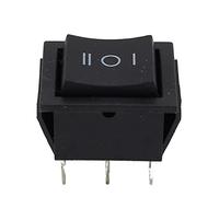 ElectronicSwitch 2pcs Momentary Rocker Switch 6 Flat Pins Double Sides Spring to Middle After Released