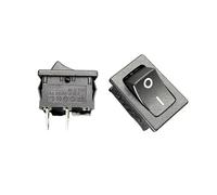 ElectronicSwitch 5pc RL3 T85 boat type switch rocker 2 pin self-resetting power button 6A250V 10A125V 21 * 15mm