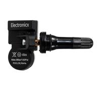 Electronicx 1 sensor RDKS para Chevrolet Corvette 2020-2025, 433 MHz, TPMS, sensor de presión de neumáticos, válvula de metal, color negro, sensor único, repuesto para llantas de aluminio, llantas de