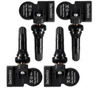 Electronicx 4 sensores RDKS para Suzuki Carry Van 2015-2018, 433 MHz, TPMS, sensor de presión de neumáticos, válvula de metal, juego de 4 unidades, llantas de aluminio, llantas de acero, verano