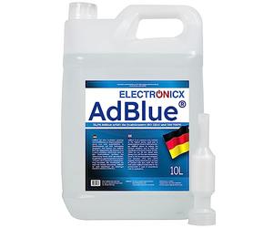 Electronicx AdBlue 10 L - 1x 10 litros de solución de urea para vehículos diésel - ISO 22241/1 & DIN 70070 - con licencia VDA - tratamiento SCR - reduce emisiones y listo para usar