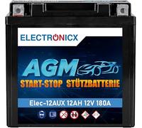 Electronicx Batería AGM 12V 12Ah Premium | 12 Ah Batería auxiliar para coche A2115410001|61217586977 | Sustituye A000982700 A2115410001 61219394648 | Batería de respaldo para Mercedes BMW Rolls Royce