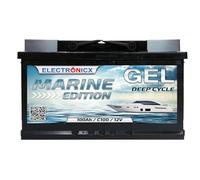 GEL batería 12v 100Ah Electronicx Marine Edition 12v batería solar 12v baterías solares suministro 12v gel caravana batería camper gel 12v 100ah solar mover batería
