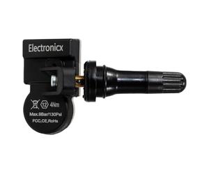 Electronicx RDKS Sensor compatible con MiTo 2008-2013 433MHz TPMS Sensor de presión de neumáticos preprogramado, válvula de metal negra para llantas de aluminio y acero