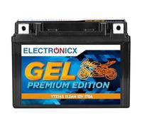Electronicx YTZ14S Batería de moto GEL 12V 11,2Ah 170A - batería de arranque sellada sin mantenimiento para moto, scooter, quad y deportes a motor - compacta, antivibración, lista para usar
