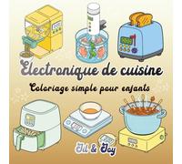 Électronique de cuisine: Coloriage simple pour enfants