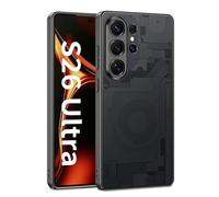 Electroplating Case For Samsung Galaxy S26/S26 Plus/S26 Ultra, Frosted Antiskid Soft Frame Cover, Protection Shockproof Cover(Black,S26 Ultra)