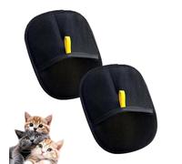 Electrostatic Gloves Pet Hair Removal, Pet Hair Removal Gloves, Reusable Cat & Dog Hair Remover, With Dual-Sided Electrostatic Bristles For Couch, Furniture, Carpet, Car Seat (2pcs)