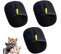 Electrostatic Gloves Pet Hair Removal, Pet Hair Removal Gloves, Reusable Cat & Dog Hair Remover, With Dual-Sided Electrostatic Bristles For Couch, Furniture, Carpet, Car Seat (3pcs)