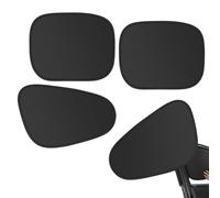 Electrostatic Sunshades, Automotive Window UV Blockers, 4 Pieces Side Window Covers with Static Adsorption, Heat Resistant Car Shades, Sun Protection with Soft Finish, Travel Car Accessory for SUV