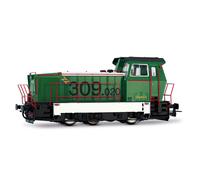 Electrotren HE2027 ADIF, Locomotora diésel Serie 309, Verde/Blanco, EP. Locomotora Diésel Vi