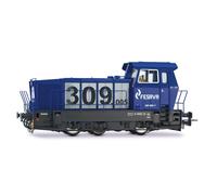 Electrotren HE2028 FESAVA, Locomotora diésel 309, Azul/Gris, EP. Locomotora Diésel Vi